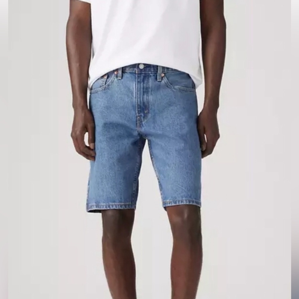 LIKE NEW MENS LEVI 405 JEAN SHORTS 34x10 ⭐️
